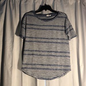 Gap Blue and White Stripped Shirt